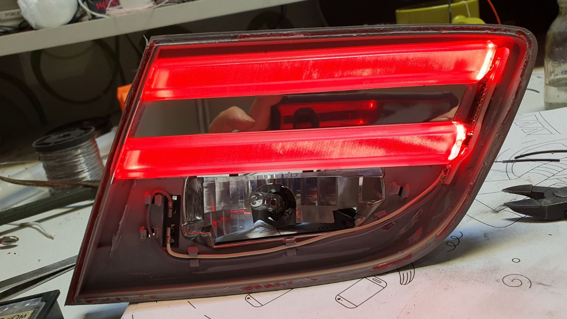 ремонт диодов фары и фнаря