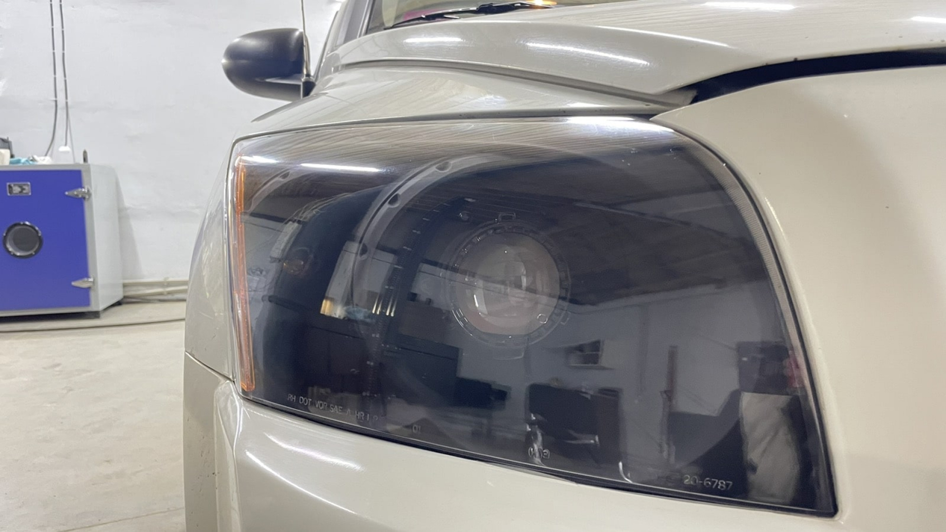 покраска масок фары